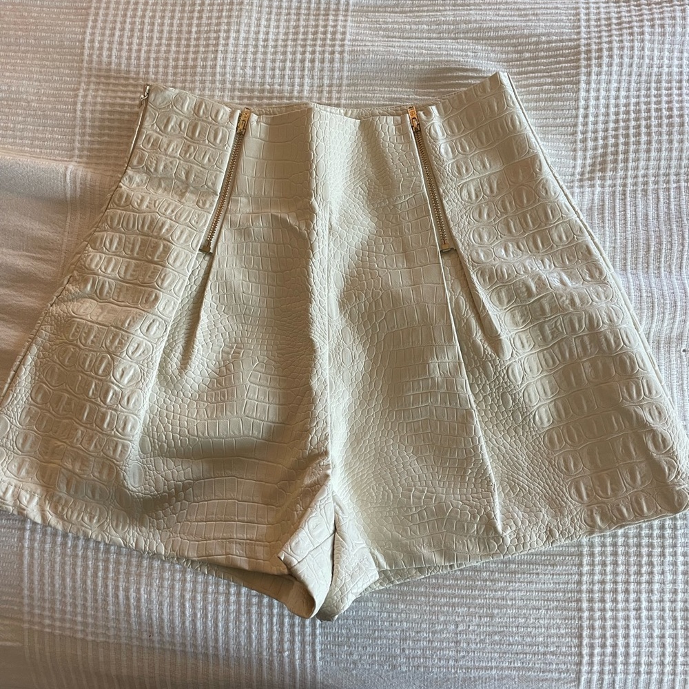 Shein Leather Shorts
